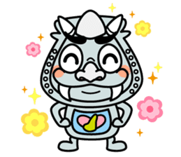 Gin-san of Smoked Roof Tile sticker #328066