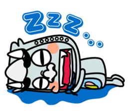 Gin-san of Smoked Roof Tile sticker #328070