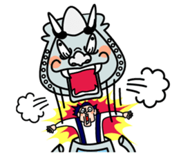 Gin-san of Smoked Roof Tile sticker #328075