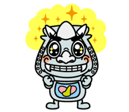 Gin-san of Smoked Roof Tile sticker #328076