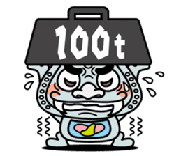 Gin-san of Smoked Roof Tile sticker #328092