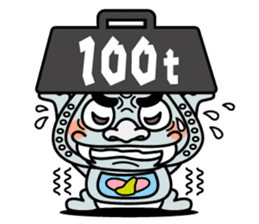 Gin-san of Smoked Roof Tile sticker #328092