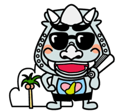 Gin-san of Smoked Roof Tile sticker #328093