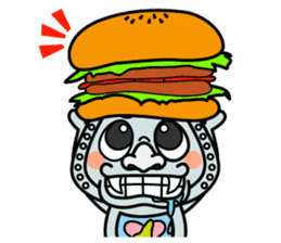 Gin-san of Smoked Roof Tile sticker #328099