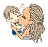 HAPPYDAY of gal & mom sticker #328111