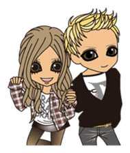 HAPPYDAY of gal & mom sticker #328122