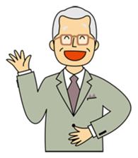 Senior Businessman sticker #328145