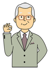 Senior Businessman sticker #328146