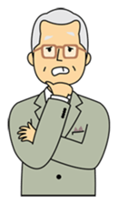 Senior Businessman sticker #328147