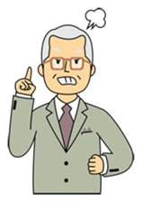 Senior Businessman sticker #328149