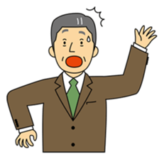 Senior Businessman sticker #328154