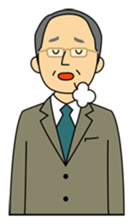 Senior Businessman sticker #328163