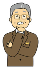 Senior Businessman sticker #328170
