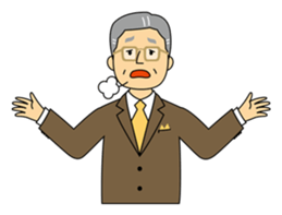 Senior Businessman sticker #328171