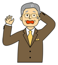 Senior Businessman sticker #328172