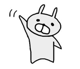 Ogyaa-chan rabbit. sticker #329305