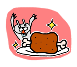 Ogyaa-chan rabbit. sticker #329306