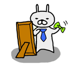 Ogyaa-chan rabbit. sticker #329312