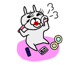 Ogyaa-chan rabbit. sticker #329313