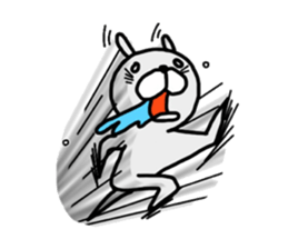 Ogyaa-chan rabbit. sticker #329315