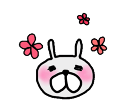 Ogyaa-chan rabbit. sticker #329316
