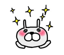 Ogyaa-chan rabbit. sticker #329317
