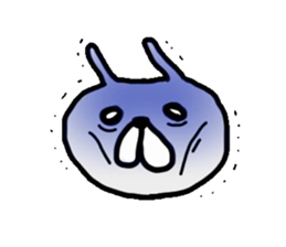 Ogyaa-chan rabbit. sticker #329318