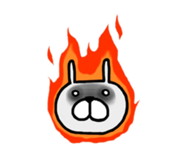Ogyaa-chan rabbit. sticker #329319