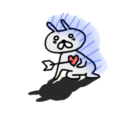 Ogyaa-chan rabbit. sticker #329321