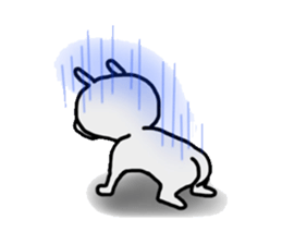 Ogyaa-chan rabbit. sticker #329322