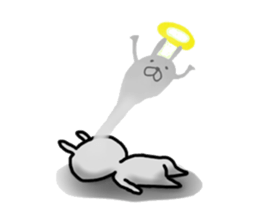 Ogyaa-chan rabbit. sticker #329323