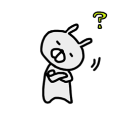 Ogyaa-chan rabbit. sticker #329325