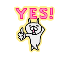 Ogyaa-chan rabbit. sticker #329330