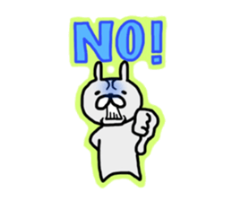 Ogyaa-chan rabbit. sticker #329331