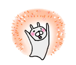 Ogyaa-chan rabbit. sticker #329336