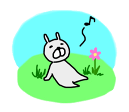 Ogyaa-chan rabbit. sticker #329341