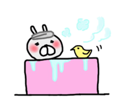 Ogyaa-chan rabbit. sticker #329343