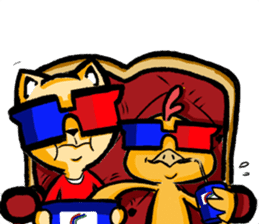 Crayon's Party : Jame & jib sticker #329347