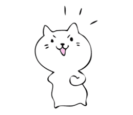 Loose touch Cat sticker #329392