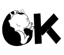 Panda-cat Mink(Japanese version) sticker #330435