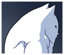 Cat...? sticker #330816