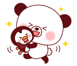Panda(pon-yan)&Puffin(Puffy)-2- sticker #330869