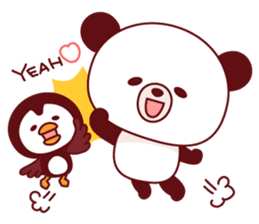Panda(pon-yan)&Puffin(Puffy)-2- sticker #330870