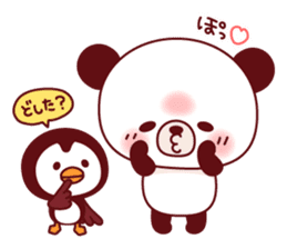 Panda(pon-yan)&Puffin(Puffy)-2- sticker #330871