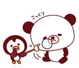 Panda(pon-yan)&Puffin(Puffy)-2- sticker #330876