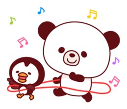Panda(pon-yan)&Puffin(Puffy)-2- sticker #330877