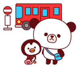 Panda(pon-yan)&Puffin(Puffy)-2- sticker #330882