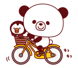 Panda(pon-yan)&Puffin(Puffy)-2- sticker #330884