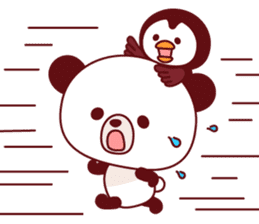 Panda(pon-yan)&Puffin(Puffy)-2- sticker #330885