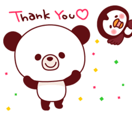 Panda(pon-yan)&Puffin(Puffy)-2- sticker #330887
